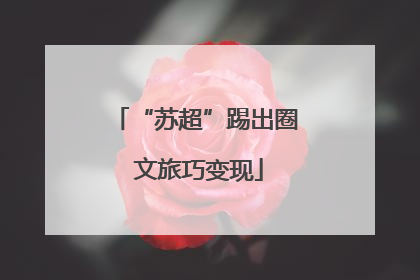 “苏超”踢出圈 文旅巧变现