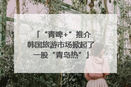 “青啤+”推介 韩国旅游市场掀起了一股“青岛热”