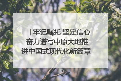 牢记嘱托 坚定信心 奋力谱写中原大地推进中国式现代化新篇章（六）河南绘就“行走河南·读懂中国”新画卷丨牢记嘱托谱新篇