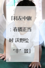 科左中旗：春播正当时 沃野绘“丰”景