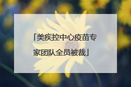 美疾控中心疫苗专家团队全员被裁