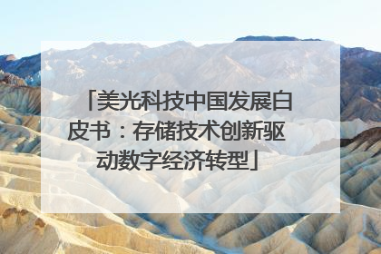 美光科技中国发展白皮书：存储技术创新驱动数字经济转型