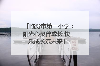 临汾市第一小学：阳光心灵伴成长 快乐成长筑未来