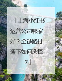 上海小红书运营公司哪家好？全链路打通下如何选择？