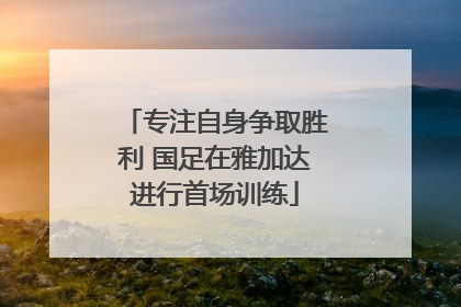 专注自身争取胜利 国足在雅加达进行首场训练