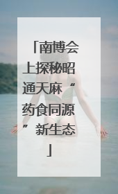 南博会上探秘昭通天麻“药食同源”新生态