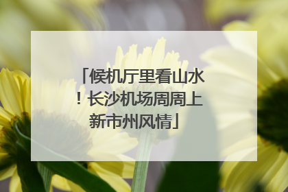 候机厅里看山水！长沙机场周周上新市州风情