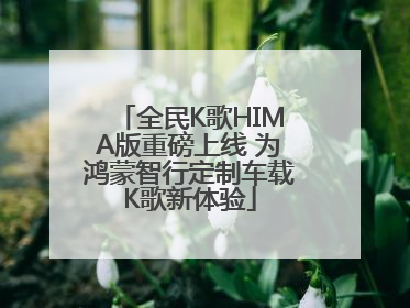 全民K歌HIMA版重磅上线 为鸿蒙智行定制车载K歌新体验