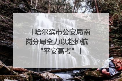 哈尔滨市公安局南岗分局全力以赴护航“平安高考”