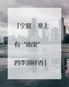 宁夏：塞上有“南果” 四季别样香