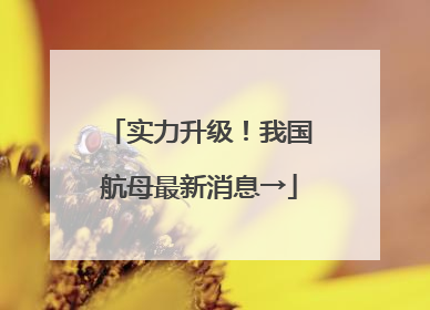 实力升级！我国航母最新消息→