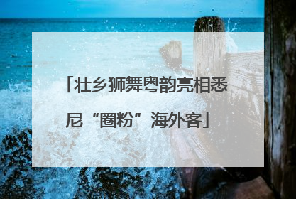 壮乡狮舞粤韵亮相悉尼“圈粉”海外客