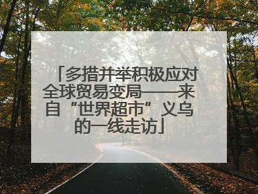 多措并举积极应对全球贸易变局——来自“世界超市”义乌的一线走访