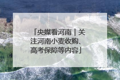 央媒看河南｜关注河南小麦收购、高考保障等内容