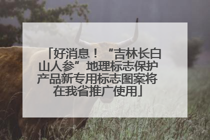 好消息！“吉林长白山人参”地理标志保护产品新专用标志图案将在我省推广使用