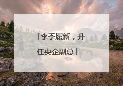 李季履新，升任央企副总