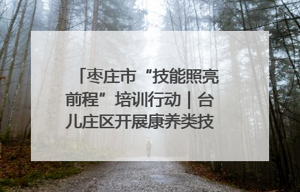 枣庄市“技能照亮前程”培训行动｜台儿庄区开展康养类技能进校园活动