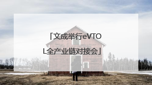 文成举行eVTOL全产业链对接会