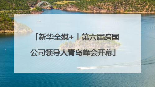 新华全媒+丨第六届跨国公司领导人青岛峰会开幕
