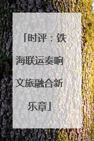 时评：铁海联运奏响文旅融合新乐章