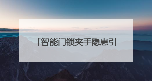 智能门锁夹手隐患引发舆论聚集 王力安防推动行业安全革命