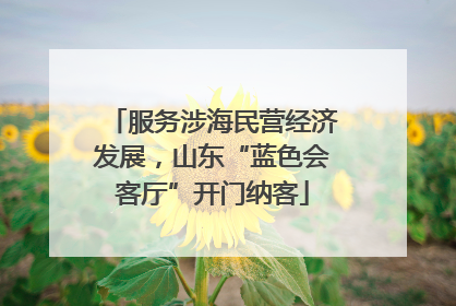 服务涉海民营经济发展，山东“蓝色会客厅”开门纳客