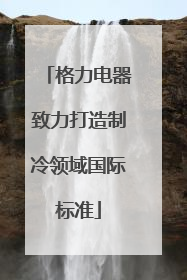 格力电器致力打造制冷领域国际标准