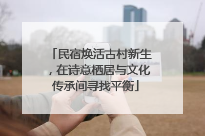 民宿焕活古村新生，在诗意栖居与文化传承间寻找平衡