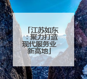 江苏如东：聚力打造现代服务业新高地