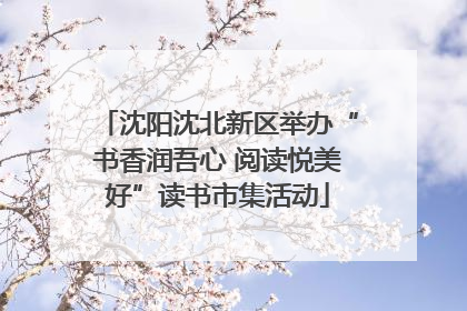沈阳沈北新区举办“书香润吾心 阅读悦美好”读书市集活动