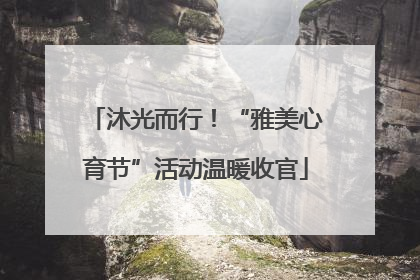 沐光而行！“雅美心育节”活动温暖收官