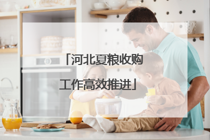 河北夏粮收购工作高效推进