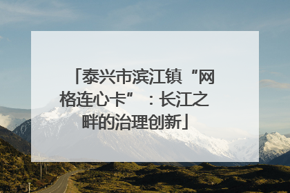 泰兴市滨江镇“网格连心卡”：长江之畔的治理创新
