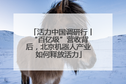 活力中国调研行丨 “百亿级”营收背后，北京机器人产业如何释放活力