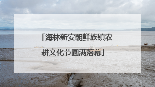 海林新安朝鲜族镇农耕文化节圆满落幕