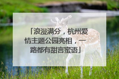 浪漫满分，杭州爱情主题公园亮相，一路都有甜言蜜语