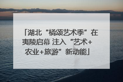 湖北“橘颂艺术季”在夷陵启幕 注入“艺术+农业+旅游”新动能
