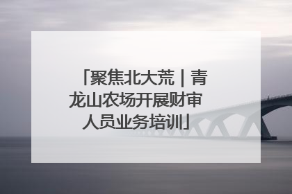 聚焦北大荒｜青龙山农场开展财审人员业务培训