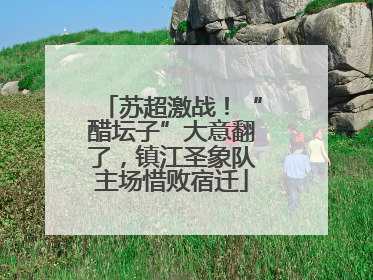 苏超激战！“醋坛子”大意翻了，镇江圣象队主场惜败宿迁