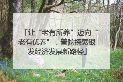让“老有所养”迈向“老有优养”，普陀探索银发经济发展新路径