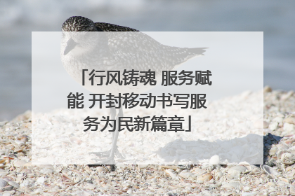 行风铸魂 服务赋能 开封移动书写服务为民新篇章