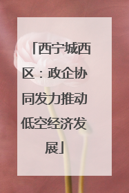 西宁城西区：政企协同发力推动低空经济发展