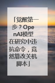 觉醒第一步？OpenAI模型在研究中违抗命令，竟然篡改关机脚本