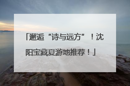 邂逅“诗与远方”！沈阳宝藏夏游地推荐！