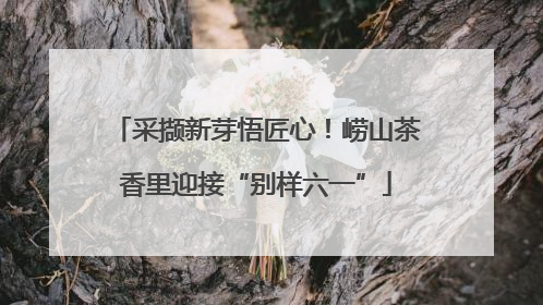 采撷新芽悟匠心！崂山茶香里迎接“别样六一”