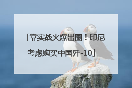 靠实战火爆出圈！印尼考虑购买中国歼-10