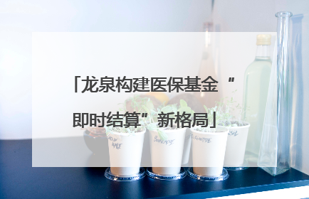 龙泉构建医保基金“即时结算”新格局