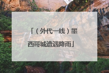（外代一线）墨西哥城遭遇降雨