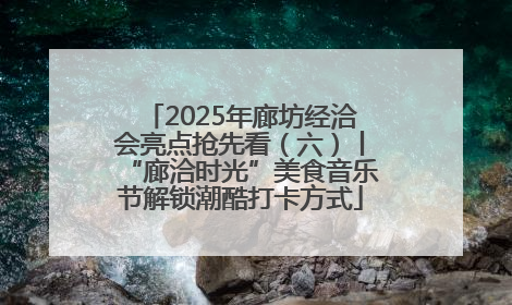 2025年廊坊经洽会亮点抢先看（六）丨“廊洽时光”美食音乐节解锁潮酷打卡方式