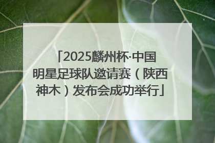 2025麟州杯·中国明星足球队邀请赛（陕西神木）发布会成功举行